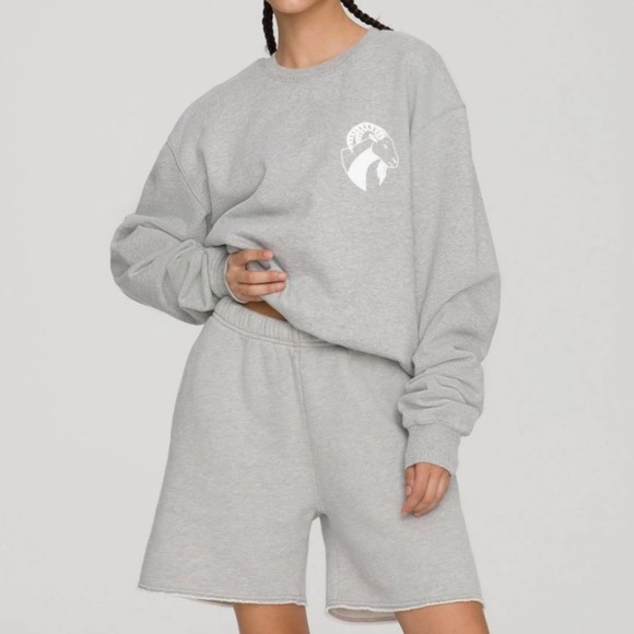 Good American | Tops | Good American Capricorn Boyfriend Sweatshirt Small |  Poshmark